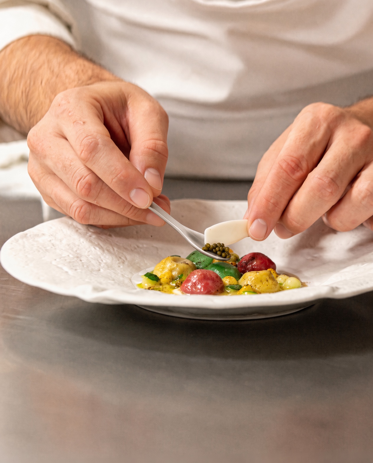 Dressage du caviar